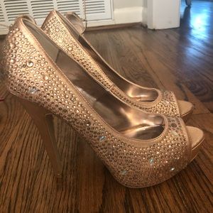 Steven Madden rhinestone pumps